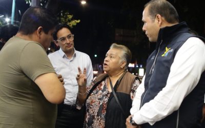 Recorrido Nocturno en la colonia Juárez de la Alcaldía Cuauhtémoc