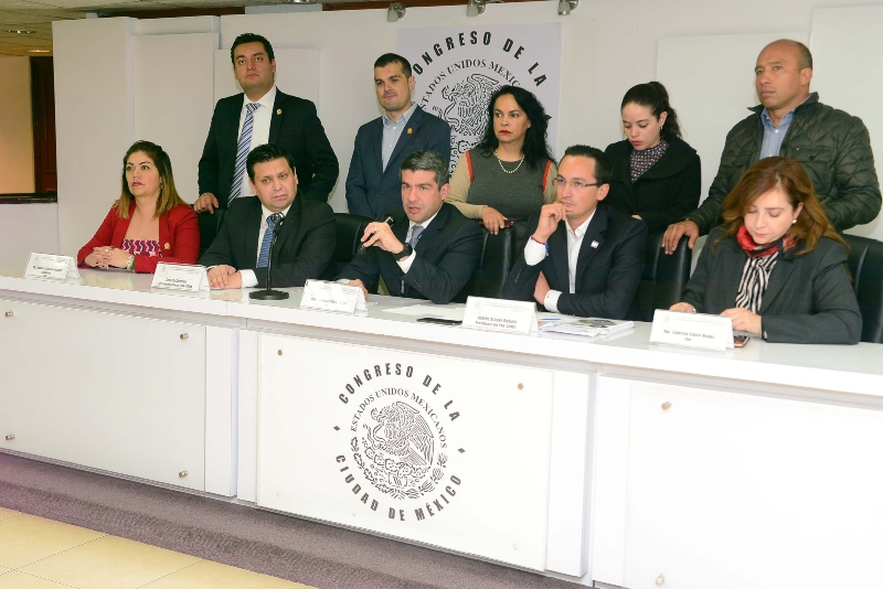 Conferencia de Prensa con el GPPAN en el Congreso CDMX