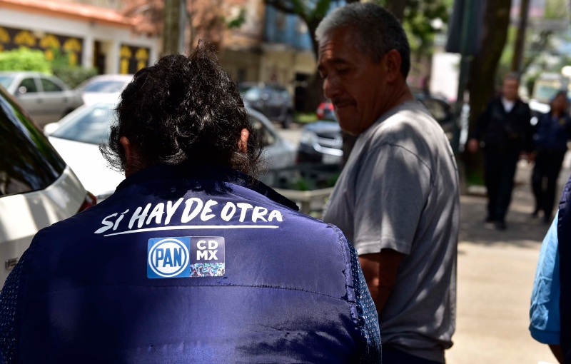 Recorrido de brigadistas en la colonia Roma