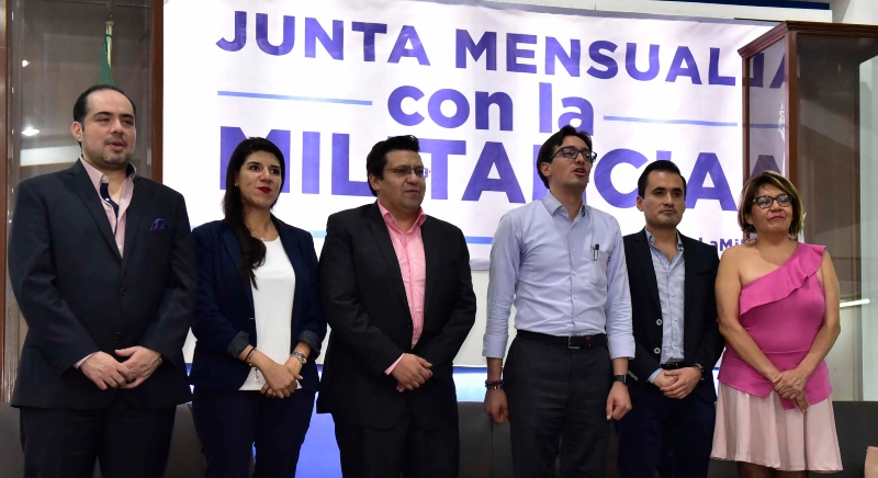 Junta Mensual con la Militancia