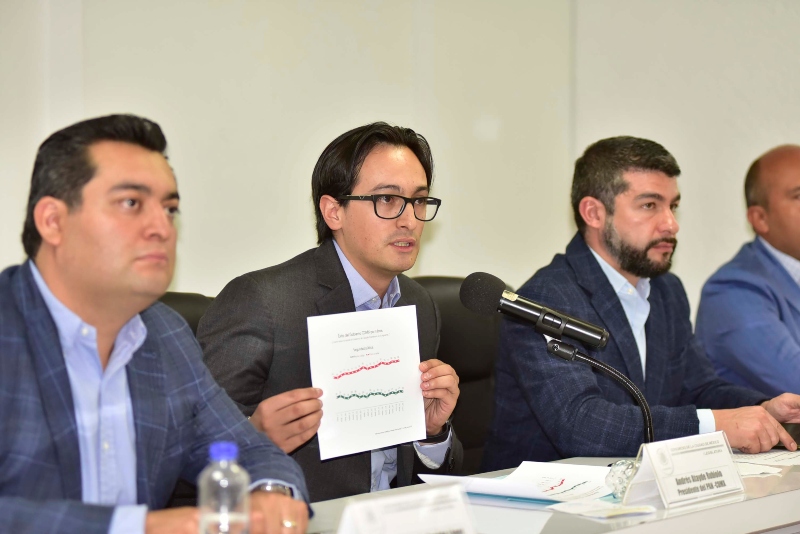 Conferencia de Prensa en el Congreso de la CDMX