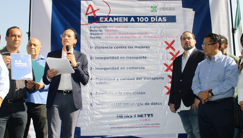 100 dias de gobierno de Claudia Sheinbaum en el Zócalo
