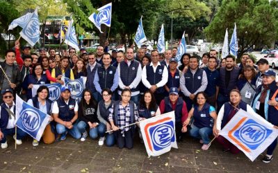 Volanteo sobre 1er Informe de Sheinbaum