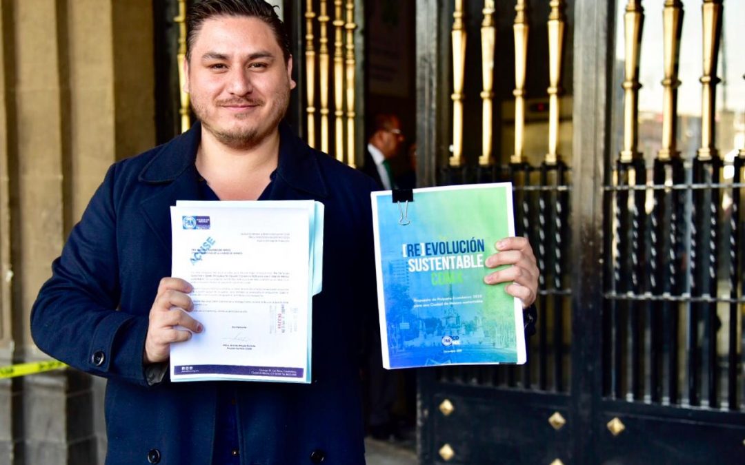 ENTREGA PAN CDMX PROPUESTA DE PRESUPUESTO 2020 A JEFATURA DE GOBIERNO