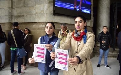 Volanteo PPM con motivo del Voto de la Mujer