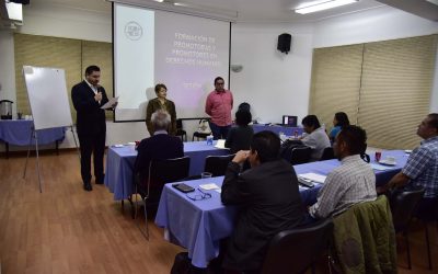 Inicio del curso de formación de promotoras y promotores en DH