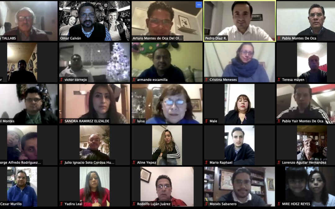 Junta virtual con la militancia de Álvaro Obregón