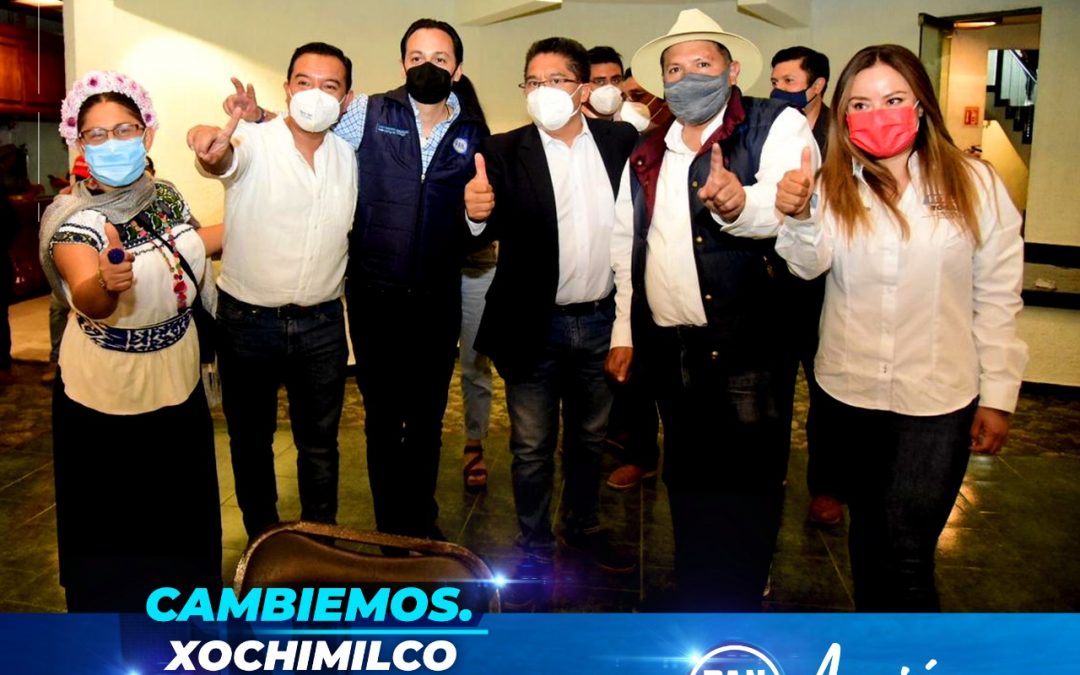 Encuentro con vecinos de Xochimilco