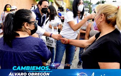 Recorrido por las calles de la colonia Molino de Santo Domingo en #ÁlvaroObregón de la mano de nuestra candidata a la Alcaldía Lia Limon G.