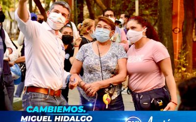 Visitamos a las y los vecinos de la colonia Popotla en la Alcaldía Miguel Hidalgo.