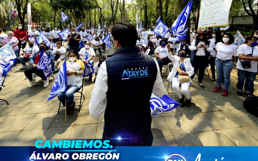 Las y los Panistas de Álvaro Obregón nos reunimos con nuestras candidatas y candidatos de esta alcaldía.