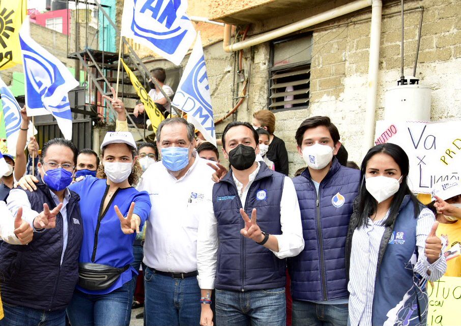 Recorrimos junto a nuestra candidata, Lia Limón G, las calles de Álvaro Obregón, nos acompañaron el Secretario General del Partido Acción Nacional, Héctor Larios Córdova, Mariana Gómez del Campo Gurza, Christian Lujano y Andrés Atayde.