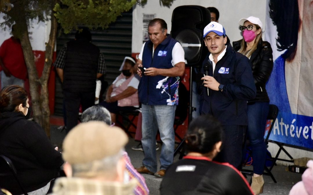 Encuentro con vecinos de Azcapotzalco