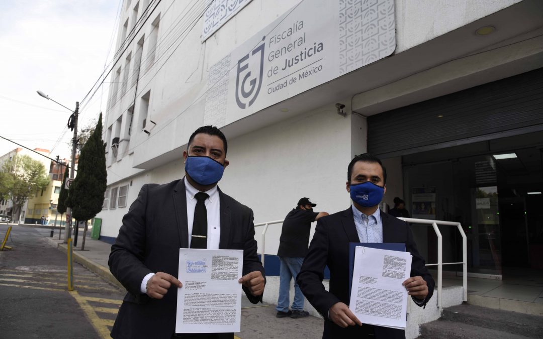 Presentación de denuncia contra la Directora del Metro