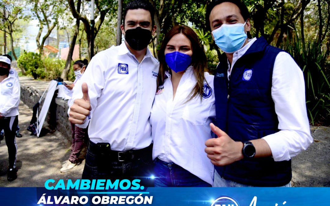 Visitamos la colonia La Angostura en Álvaro Obregón junto a nuestra candidata a Diputada Federal por el Distrito 6, Diana Lara, el Diputado Jorge Romero Herrera.