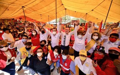 Acompañamos a Adrián Rubalcava Suárez, candidato a Alcalde de Cuajimalpa, en su cierre de campaña.