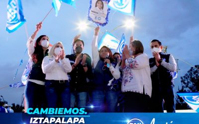 Acompañamos a Teresa Curiel en su cierre de campaña. Estamos seguros que será una gran Alcaldesa de Iztapalapa.