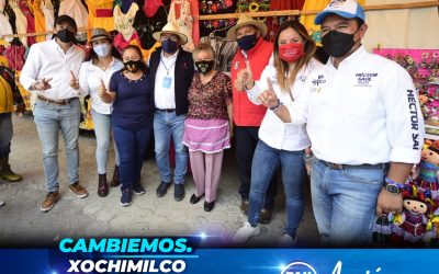 En el día 50 de campaña el presidente del PAN Ciudad de México, Andrés Atayde, visitó a las y los vecinos de Xochimilco para invitarlos a votar por Gabriel del Monte tu próximo alcalde, por nuestro candidato a Dip. Federal, Héctor Saúl y Nitzia Rosas, candidata a Dip. Local.