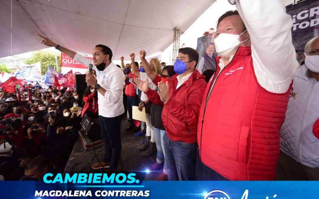 Acompañamos a Luis Gerardo Quijano Morales nuestro candidato a Alcalde de La Magdalena Contreras, en su cierre de campaña.