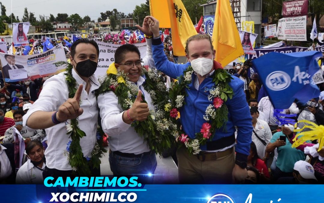 El próximo domingo le vamos a decir adiós a los malos gobiernos y vamos a ganar a punta de votos, aseveró Andrés Atayde, Presidente de Acción Nacional en la CDMX, al acompañar a Gabriel del Monte en su cierre de campaña en Xochimilco.