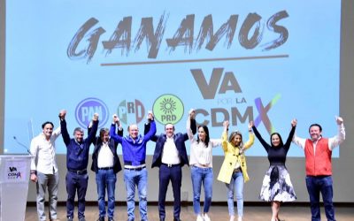 Conferencia de prensa Va X la CDMX.