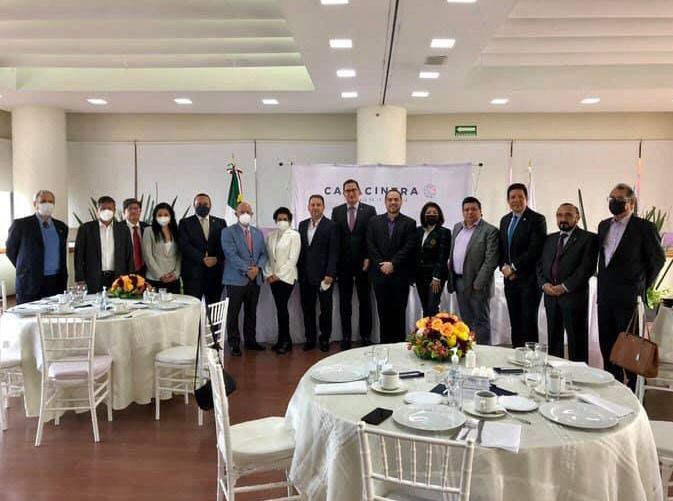 DIRIGENCIA Y LEGISLADORES DEL PAN GESTIONAN ENCUENTROS EMPRESARIALES ENTRE CANACINTRA Y LA UNA CDMX