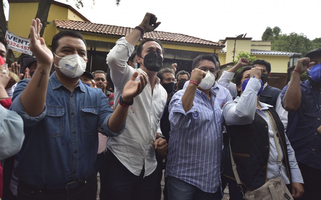 Recuento de votos en el Distrito electoral 19 de Xochimilco.