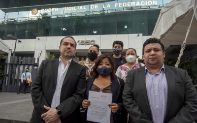 El Presidente Ernesto Sánchez Rodríguez, el Diputado local Gonzalo Espina y vecinas y vecinos, presentaron un Amparo en contra de la construcción del Banco del Bienestar en la Colonia La Era de la Alcaldía Álvaro Obregón.