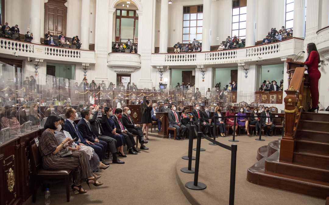 Sesión Solemne en el Congreso de la Ciudad de México, con motivo de la toma de protesta de nuestras alcaldesas y alcaldes de la CDMX, para el periodo 2021-2024.