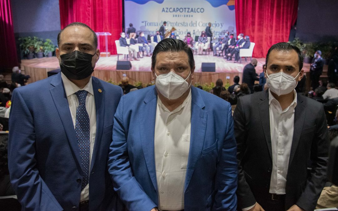 La Dirigencia del PAN Ciudad de México encabezada por el Presidente Ernesto Sánchez Rodríguez, acompañó a la Alcaldesa de Azcapotzalco, Margarita Saldaña Hernández, en la Ceremonia de Inicio de su administración.