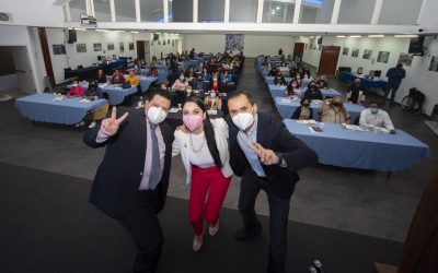 El Presidente Ernesto Sánchez Rodríguez y el Secretario General, Pedro, Díaz, acompañaron a la Secretaria de PPMCDMX, Michelle Corazón Aguilar Pérez, en la Escuela para Mujeres Políticas 2021.
