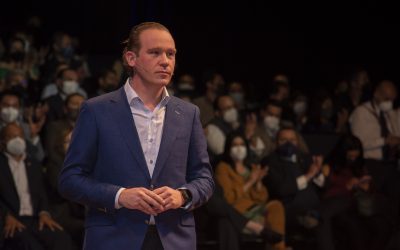 El Presidente Ernesto Sánchez Rodríguez acompañó a nuestro Alcalde en la Alcaldía de Benito Juárez, Santiago Taboada, en su mensaje de inicio de su segunda administración.