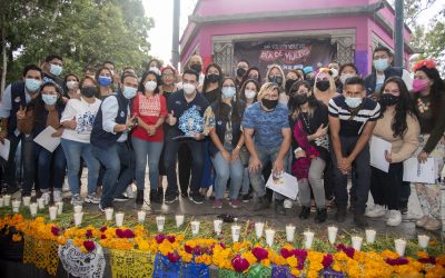 Las y los jóvenes de Acción Juvenil CDMX celebraron el Tradicional Concurso de Ofrendas, edición 21 y el Segundo Festival de Día De Muertos.