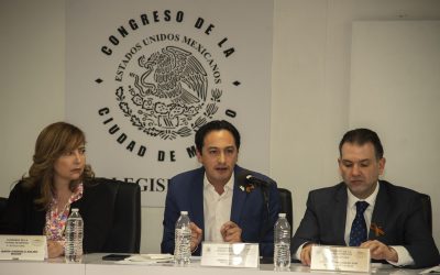 El Presidente Andrés Atayde, el Coordinador Christian von Roehrich y las y los Diputados en Acción CDMX, presentaron la “Propuesta de Paquete Económico Alternativo CDMX 2022”.
