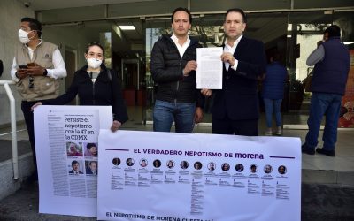 Denuncia Penal ante la Fiscalía General de Justicia CDMX, contra diversos funcionarios de Morena por nepotismo.