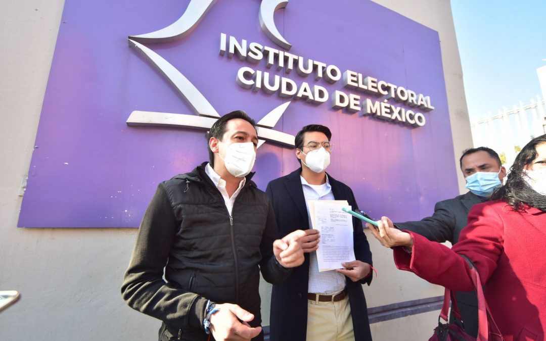 PRESENTA ACCIÓN NACIONAL QUEJA CONTRA MORENA CDMX POR USO POLÍTICO DE PROGRAMAS SOCIALES