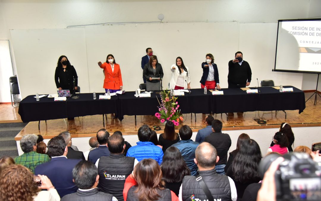 El Presidente Andrés Atayde asistió a la instalación de la Comisión de Desarrollo Social que preside la Concejal por Tlalpan Danae Calderón.