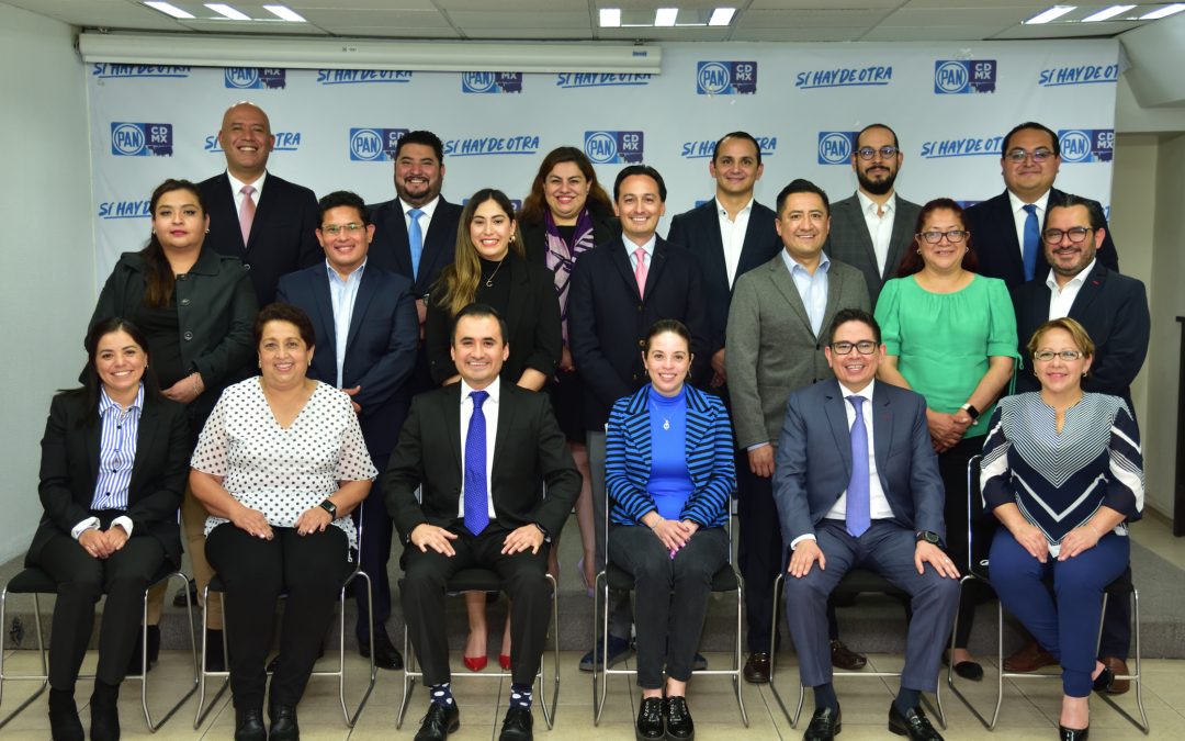 Reunión con las y los Presidentes Panistas de los 16 Comités Directivos de las Demarcaciones Territoriales.