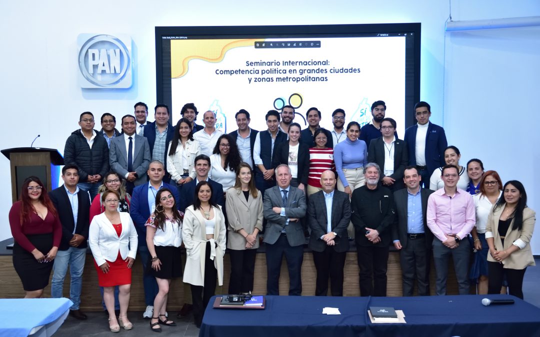 Con el objetivo de profesionalizar los trabajos de las y los dirigentes del PAN Ciudad de México, se llevó a a cabo el Seminario Internacional:  “Competencia Política en Grandes Ciudades y Zonas Metropolitanas”.