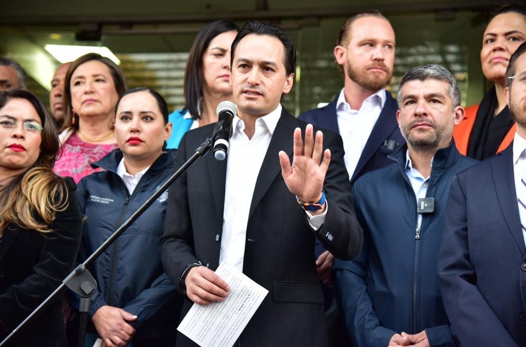 DENUNCIA PAN CDMX A SHEINBAUM Y CALDERÓN ANTE FISCALIA CAPITALINA