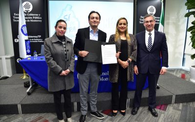 Firma de Convenio entre el PAN Ciudad de México y la Escuela de Gobierno y Transformación Pública.