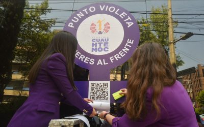 PAN CDMX INAUGURA PUNTO VIOLETA PARA EMPODERAR A MUJERES VIOLENTADAS