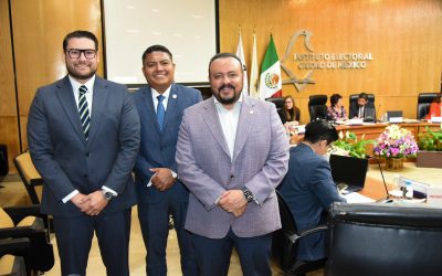 Toma de protesta de representantes del PAN ante el IECM.