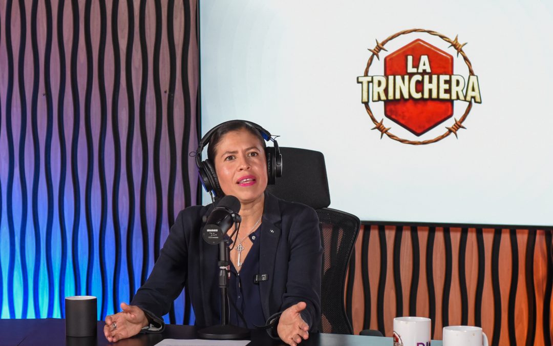 Priscila Vera en el programa “La Trinchera”