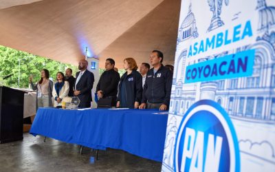 Asamblea Panista en Coyoacán