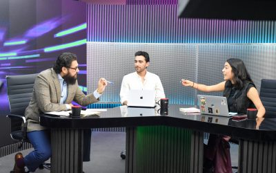 Anibal Cañez en mesa de debate en SDP Noticias