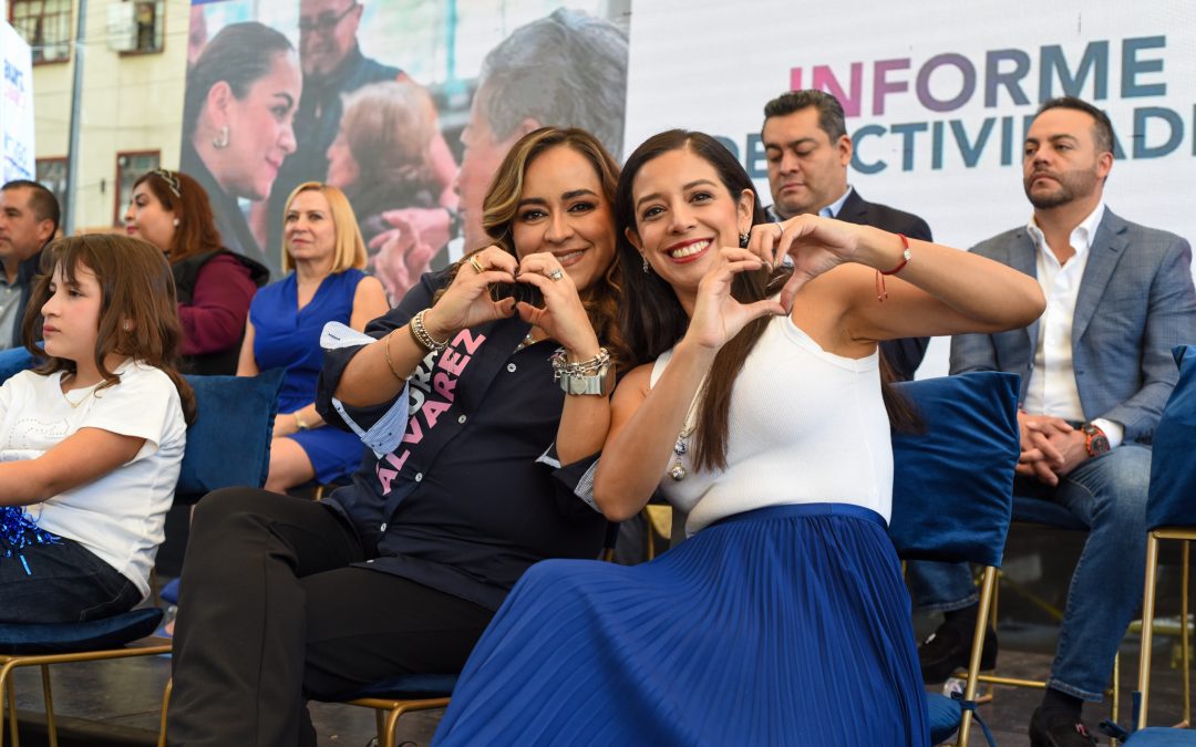 1er Informe de labores de la Dip. Laura Álvarez