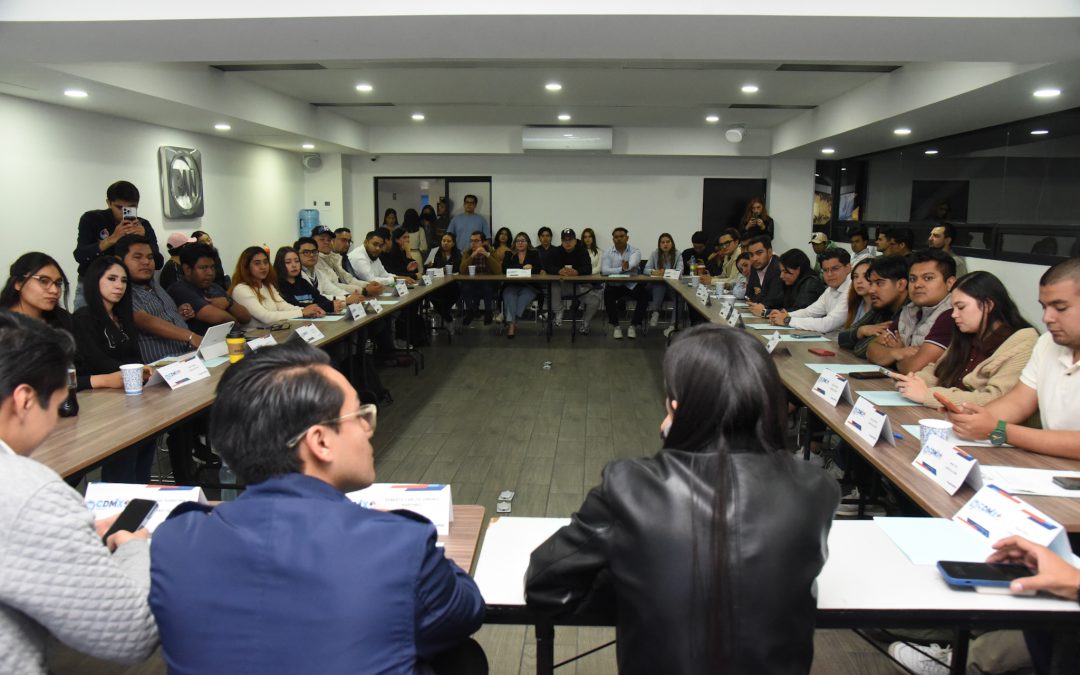 Reunión con jóvenes de la CDMX