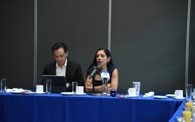 Conferencia de prensa en el CEN