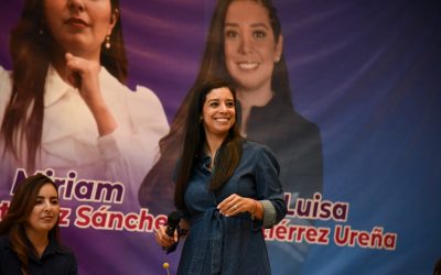 Reunión con mujeres de Tlaxcala